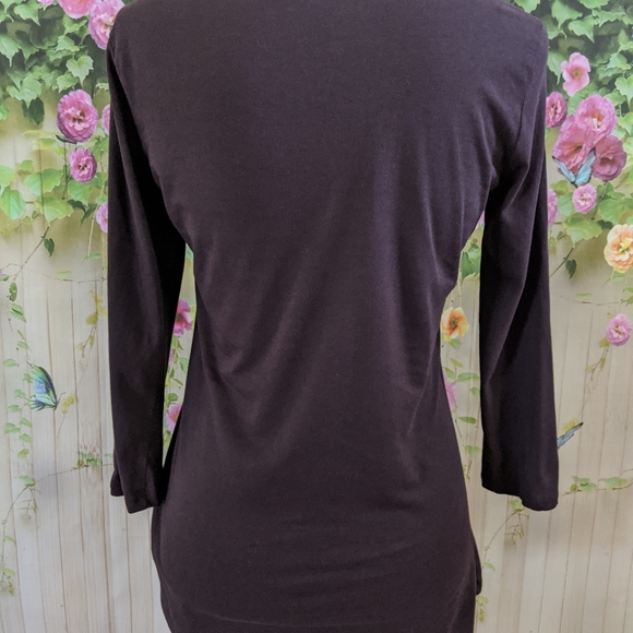 Gap Ruffled Long Sleeve Top Medium - Picture 2 of 7